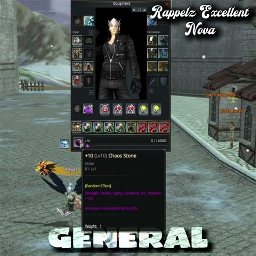 Rappelz Excellent Nova - +9 to +10 ChaosStone Upgrade Went Well #rappelz #rappelzexcellent #general