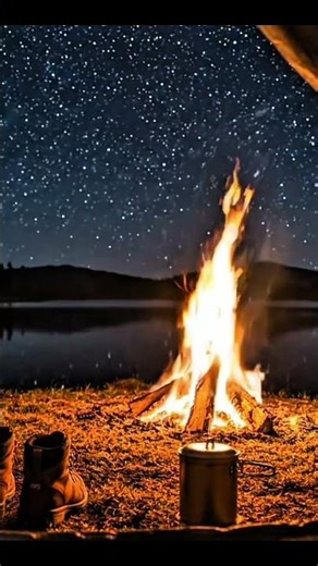 Campfire Sound Relaxing for deep sleep, Meditation, study and focus