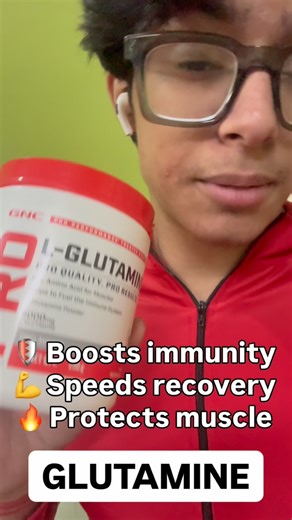 Suyash Mishra on Instagram: "Your gut health = your gains 💥 Most people train hard but recover slow. Why? Because they ignore the most abundant amino acid in the body — GLUTAMINE. Glutamine isn’t just a supplement. It’s fuel for: 🛡️ Immune system 💪 Muscle recovery & repair 🔥 Muscle protection (anti-catabolic) 🧠 Gut health & digestion If your gut is weak → ❌ poor absorption ❌ slow recovery ❌ stalled muscle growth 5–10g glutamine post-workout = faster recovery = better performance = healthier