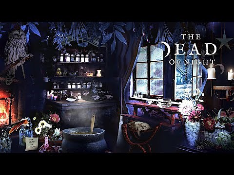 Winter Witch Cottage Ambience 🧹❄️🦉 | Witchcore Aesthetic & Sounds