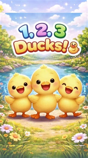 Count 1, 2, 3 Ducks! 🦆 | Counting Song for Kids | Animal Shorts #mamaousaysay