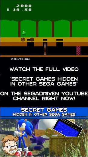 Trailer for Secret Games Hidden in SEGA Games Video #retrogaming #segadriven #megadrive #segagenesis