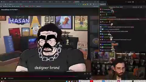 The irony is that this actually has nothing to do with politics and instead is a statement on how these streamers benefit from the existence of each other as it brings them more money. Not “both political sides bad” but rather both are using politics to grow their personal brands