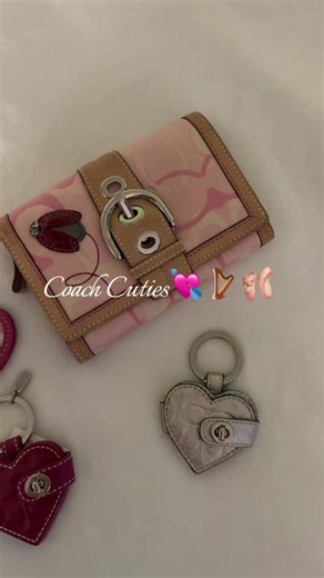 These coach cuties will be available on Sunday, February 8th • 8:00 PM MST💘 Will be available on my insta! coach.babe77🐞 #2000s #coachkeychain #fyp #archivefashion #y2kfashion