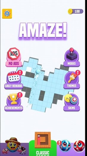 AMAZE Limited Moves Level #amaze #puzzlegame #androidgameplay #androidgames #walkthrough #gaming