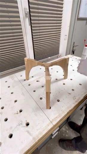 Glueing up the table base