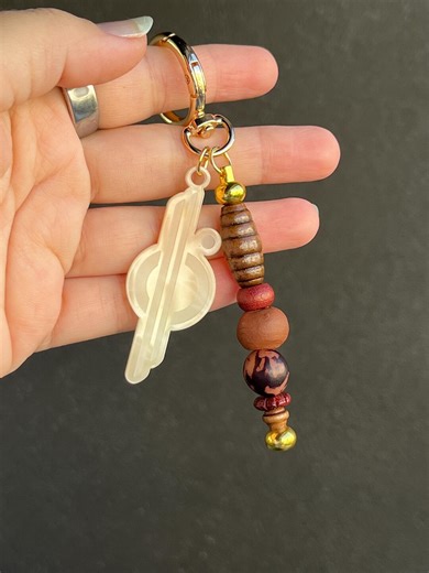 Saja Bead CSL Logo Bag Charm Key Chain - Etsy