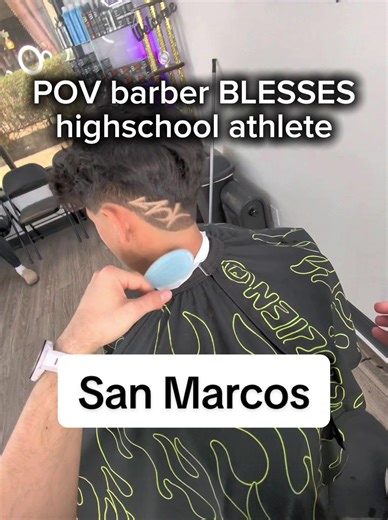 Barber Transforms High School Athlete in San Marcos