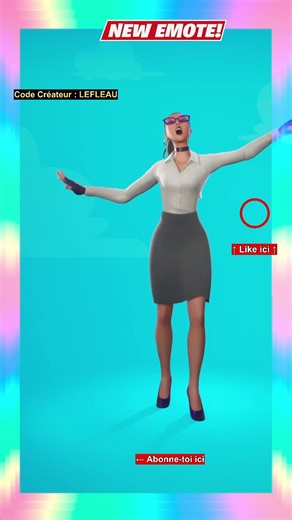 ↑ CLIQUE ICI ↑ | NEW EMOTE INADMISSIBLE ! | #shorts #emote #fortnite