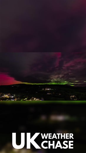 Incredible Aurora Borealis Over Dartmoor National Park