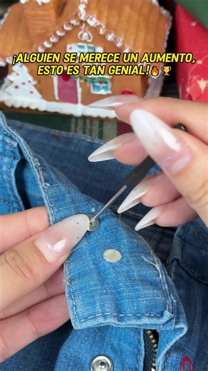 "These no-sew denim buttons are a total game-changer. So convenient!"