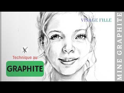 Dessiner un visage réaliste de jeune fille : Maîtrisez l'estompage