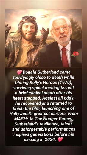Donald Sutherland Died for Seconds… Then Came Back to Become a Hollywood Legend #shorts #viral#story