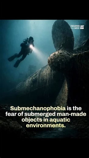 TheCosmicEye | Submechanophobia is a specific phobia characterized by an intense fear of submerged man-made objects such as shipwrecks, underwater... | Instagram