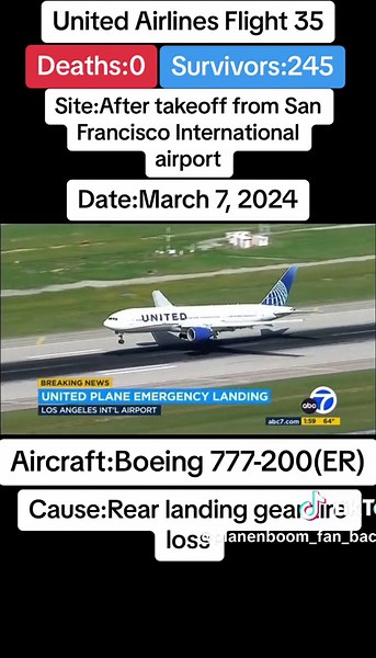 United Airlines Flight 35 Emergency Landing Incident - March 7, 2024