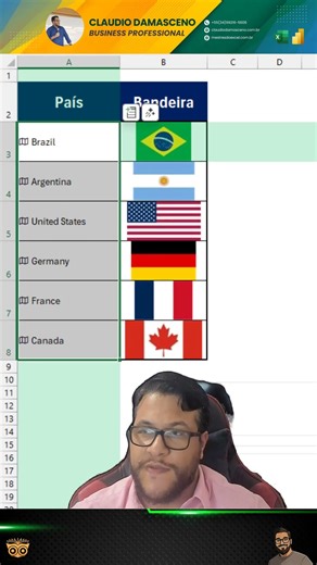Dados Geográficos no Excel #excel #aprendaexcel