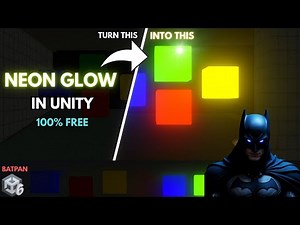 FREE Neon Glow Material in Unity (Apply to ANY Object)