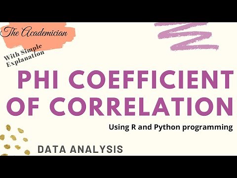 [DAXX] Phi coefficient of correlation using R and Python programming