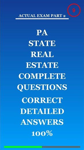 PA State Real Estate Complete Questions Correct Detailed Answers 100%