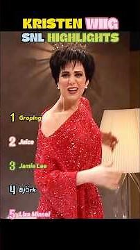 KRISTEN WIIG SNL HIGHLIGHTS#snl #kristenwiig #funny #foryou #best #youtube