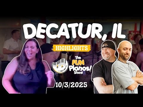 10/3/2025 - Highlights from The FUN Pianos! Dueling Pianos Show - Decatur, IL