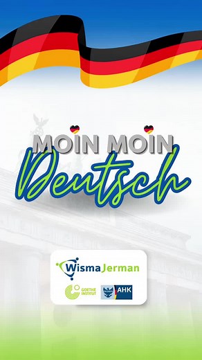 Moin moin sobat WisJer! Gimana sih cara memberi semangat menggunakan bahasa Jerman? Yuk tonton Moin Moin Deutsch kali ini ✨😊 #wismajerman #deutschkurs #deutsch #bahasajerman #kursusbahasajerman #surabaya #kursussurabaya #