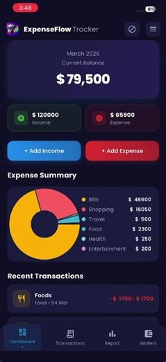 Best Expense Tracker App for iPhone | ExpenseFlow Tracker – Manage Income & Expenses Easily