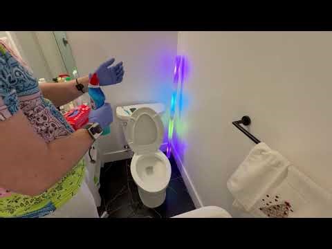 ASMR home cleaning & organization | toilet - bathroom restocking