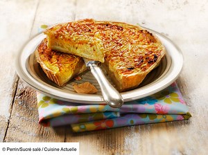 Tarte aux pommes râpées