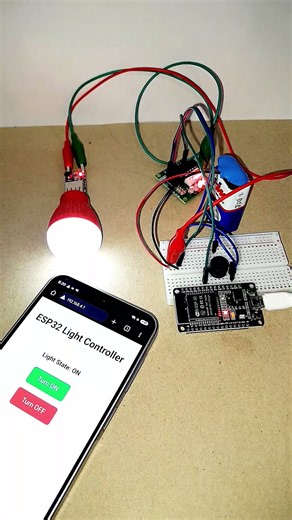 I Controlled My Room Lights with an ESP32 Web Server! 💡 Wireless Home Automation