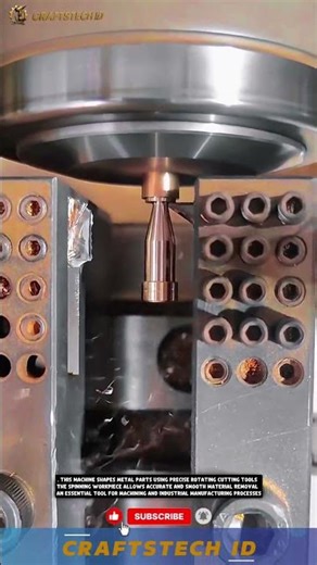 Lathe Machine for Precision Metal Shaping and Industrial Manufacturing Work #machine