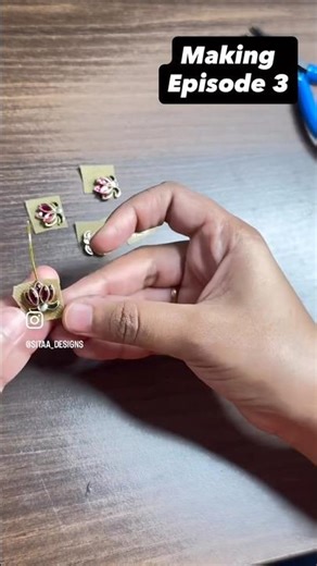 Hair accessories making Episode 3 ‪@SitaaDesigns‬ #kundanjewellery #hairaccessories #new #handmade