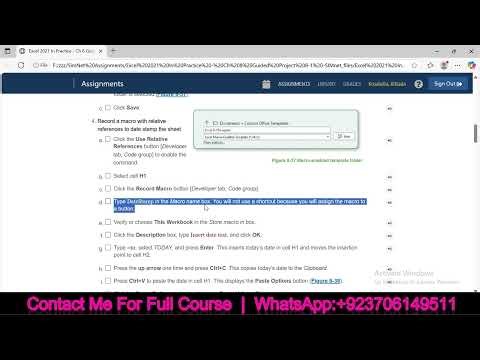 Excel 2021 In Practice - Ch 8 Guided Project 8-1 | Excel 2021 In Practice Ch 8 Guided Project 8 1