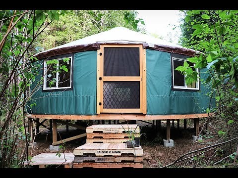 Unbelievable YURT In The Forest | Building an OFF GRID Yurt - Finale, Part 2/2