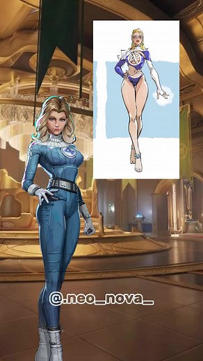 Emma Frost's Iconic Two-Piece Outfit in Marvel Rivals