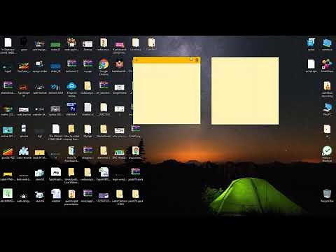 How To Add Sticky Notes On Windows 10 2018