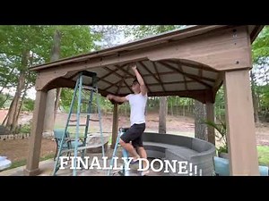 [TIMELAPSE] DIY ASSEMBLE A COSTCO GAZEBO