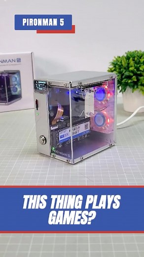 Can You Believe This Runs Games? 😳#raspberrypi5 #minipc #gamingsetup #diytech #techbuild #custompc #rgbsetup #tinycomputer #gamingsetup #techtok | SunFounder OpenSource