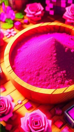 How To Make A Magenta Dye | How To Craft A Magenta Dye | Minecraft #shorts #minecraft #3301Playz