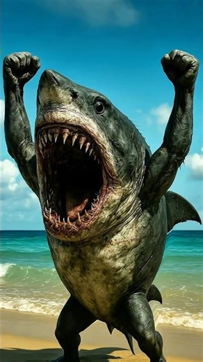 Horror version of the Zig & Sharko characters #scary