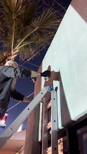 Bringing some graffiti flavor to painting the signage @Machine Studio #graffiti #graffitiroller