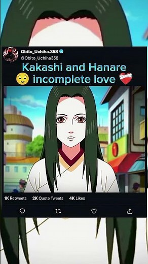 Kakashi and Hanare emotional story💔 #kakashi #hanare #animeedit #viralshort #foryou #narutoshippuden