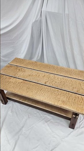 Full build on my YouTube channel now! #kingsfinewoodworking #kfw #woodworking #woodshop #maple