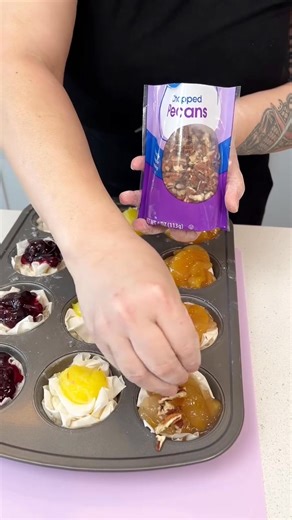 Simple and delicious! These pretty pastries are perfect for any holiday party 🎬 This video was produced by Network Media and Kells Kitchen | Rick Lax