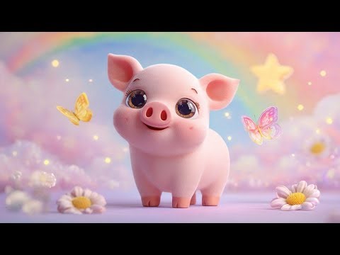 This Little Piggy 🐷 Nursery Rhyme | Fun Sing Along for Kids & Toddlers .