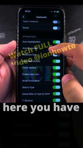 How to Enable Predictive Text on iPhone Part 2