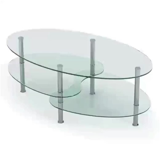 Custom Thick Tempered Glass Table Top for Kitchen Living Room Solid Structure Polished Edge Dining Factory Price Float Glass