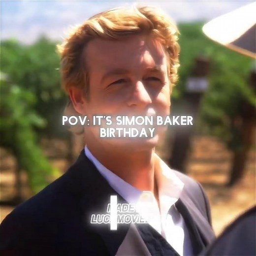 Happy Birthday Simon Baker | Patrick Jane The Mentalist Edit #shots