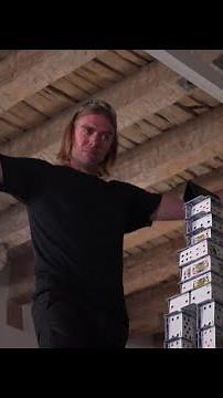 Pro card stacker builds 54-level playing card house, breaking Guinness World Record | USA TODAY