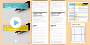 Fractions Lesson 3: Multiplying and Dividing Fractions